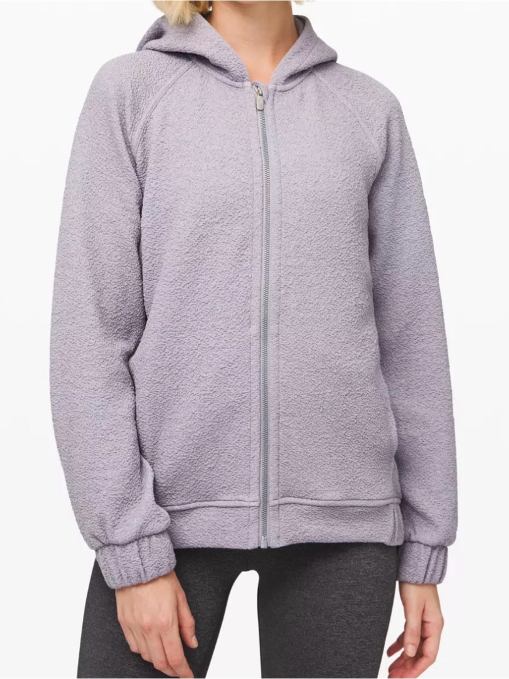 Lululemon Pave New Ways Full Zip Hoodie size XL light purple